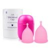 Period Cup – 100% Medical Silicone, Designed for All-Day Comfort (Medium, Light Pink)