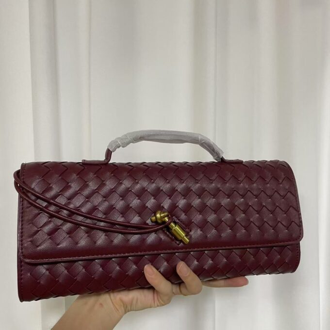 Hot-selling Handmade Woven Soft Leather Bag Wholesales Clutch Women Handbags Pu Leather Luxury Purse Fashion Bags for Girls