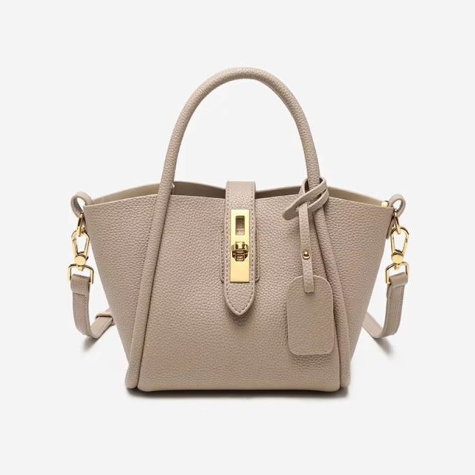 Luxury Trapeze Leather Handbag – Women’s Casual Shoulder & Crossbody Bag