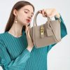 Luxury Trapeze Leather Handbag – Women’s Casual Shoulder & Crossbody Bag