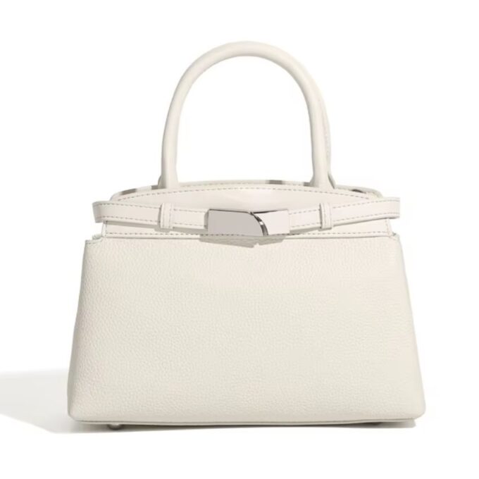 Women’s Genuine Leather Shoulder & Crossbody Bag – Large Capacity Square Handbag