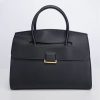 Women’s PU Leather Tote Handbag – Large Capacity Office Shoulder Bag with Adjustable Strap - Black