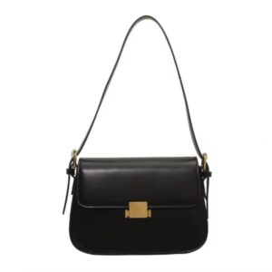 Women’s Vegan Leather Crossbody Bag – Drawstring Sling Handbag for Daily Use