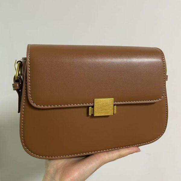 Women’s Vegan Leather Crossbody Bag – Drawstring Sling Handbag for Daily Use