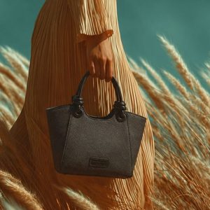 Women’s Black PU Leather Bucket Crossbody Shoulder Bag – Waterproof Casual Handbag Bag