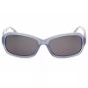 BEBE-BB7138-458 Women’s Powder Blue Acetate Full Rim Rectangular Sunglasses