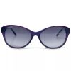 BEBE-BB7178-505 Women’s Shine Bright Plum Cat Eye Frames Sunglasses