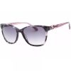 BEBE-BB7191-530 Women’s Plum Plastic Full Rim Rectangular Frame Sunglasses