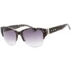 BEBE-BB7189-001 Women’s Jet Zylonite Full Rim Rectangular Frame Sunglasses