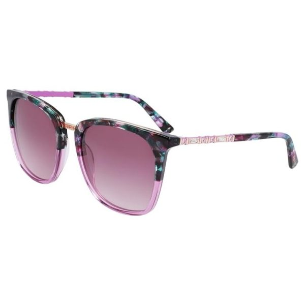 BEBE-BB7232-500 Women’s Gradient Rose Pink Lens Sunglasses