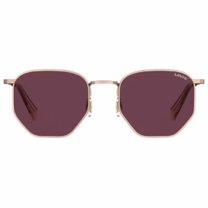 LEVIS-LV-1004/S-0DDB-U1 Unisex Gold Copper Frame Sunglasses