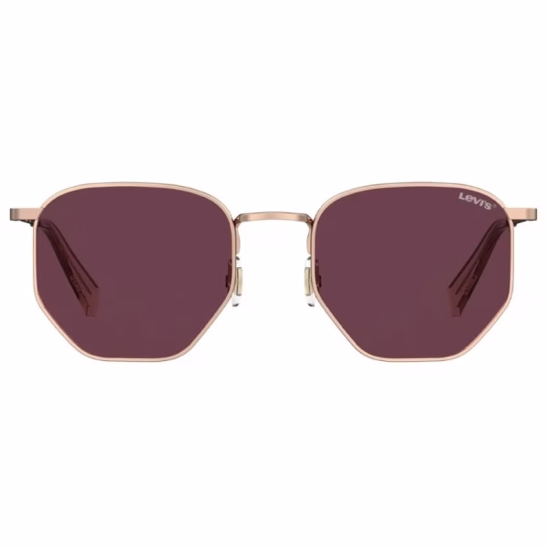 LEVIS-LV-1004/S-0DDB-U1 Unisex Gold Copper Frame Sunglasses