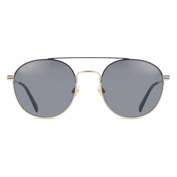LEVIS-LV-1013-S-0J5G-IRf Levi’s LV-1013/S 0J5G IR Unisex Classic Black/Gold Square Frame Sunglasses
