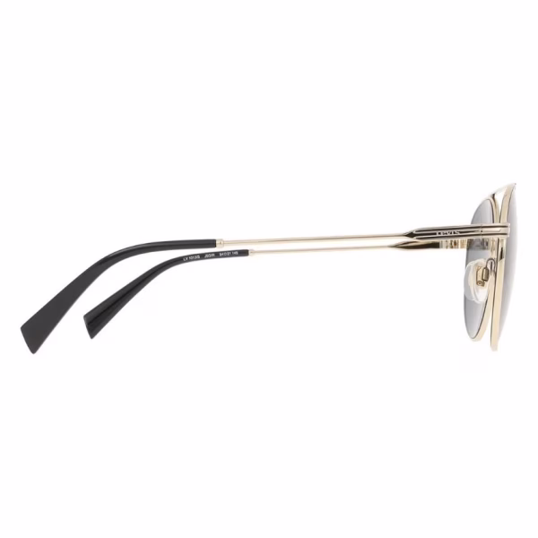 LEVIS-LV-1013-S-0J5G-IRs Levi’s LV-1013/S 0J5G IR Unisex Classic Black/Gold Square Frame Sunglasses