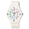 Casio LRW200H-7BV Women’s White Resin Strap Watch