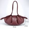 Women’s Red Soft PU Leather Slouchy Shoulder Bag – Minimalist Large Capacity Handbag Bag