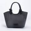 Women’s Black PU Leather Bucket Crossbody Shoulder Bag – Waterproof Casual Handbag Bag
