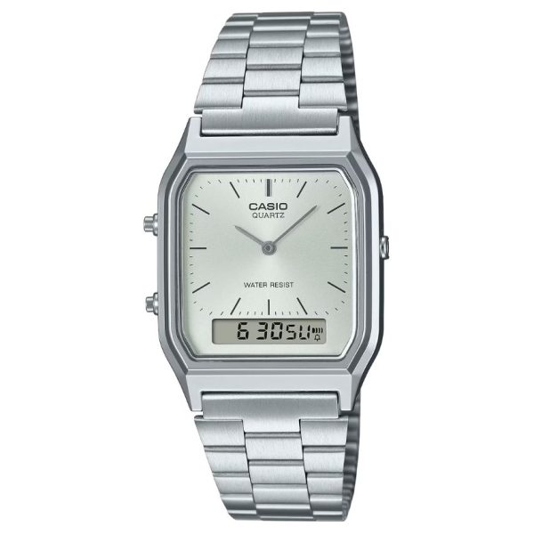 Casio AQ-230A-7AMQYDF Vintage Turq Dial Ana-Digi Watch