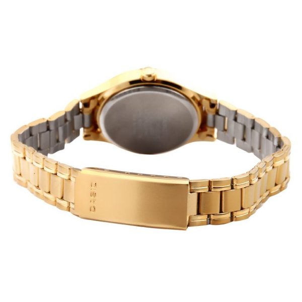 Casio LTP-1128N-9ARDF Women’s Gold Enticer Bracelet Small Watch