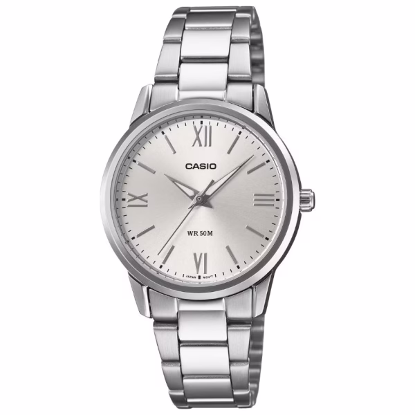 LTP-1303DD-7AVDF Casio LTP-1303DD-7AVDF Women’s White Dial Roman-Numeral Watch